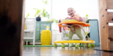 What Are the Safety Guidelines for Baby Walkers and Jumpers?